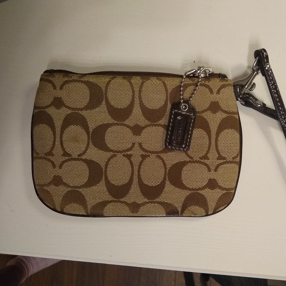 Coach Monogram Coin Purse - Picture 2 of 7